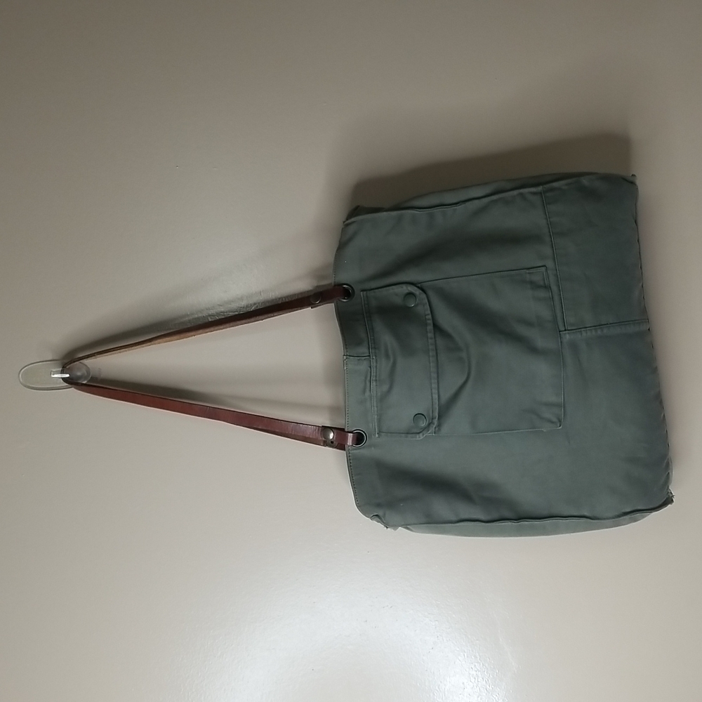 ARIDZA BROSS PARIS GREEN TOTE BAG